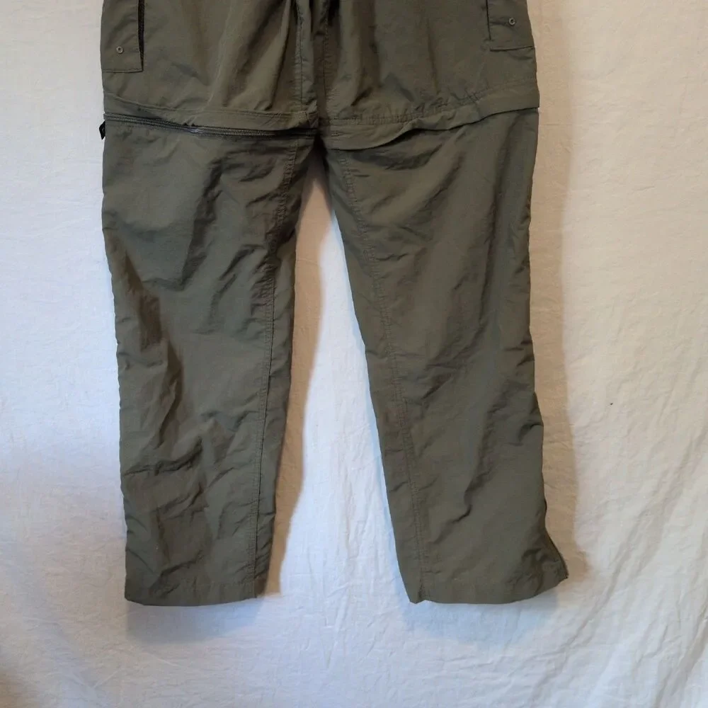 Magellan Outdoors Mens M Army Green Waterproof Convertible Pant Shorts